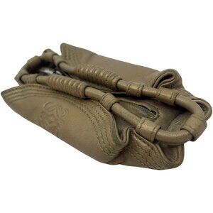 Authentic LOEWE Nappa Aire Coin Purse Beige Leather